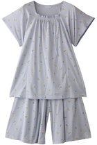 【キッドブルー/KID BLUE】のボーダープチフラワー天竺パジャマ サックス|ID: prp329100004571684 ipo3291000000032348671