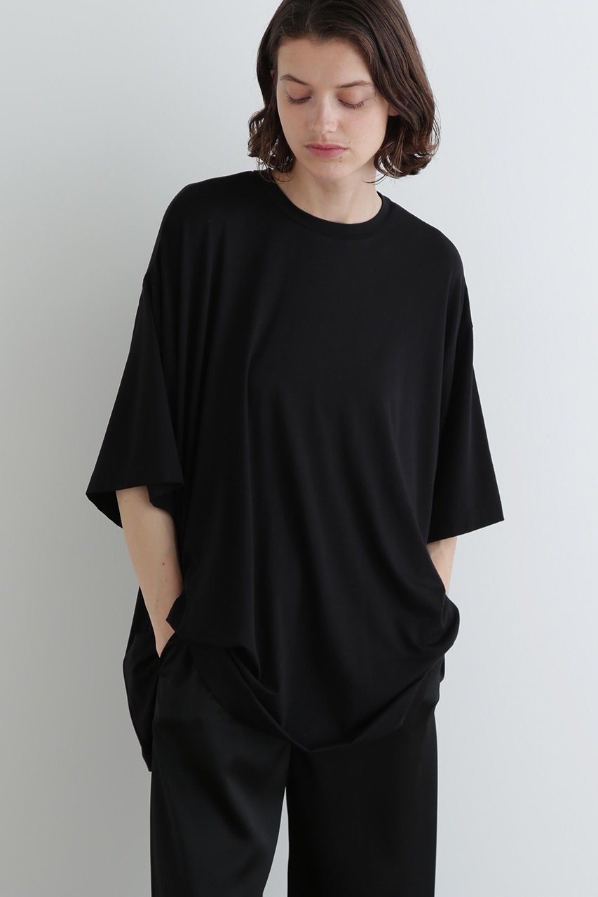【ル フィル/LE PHIL】のエンブロイダリージャージカットソー 人気、トレンドファッション・服の通販 founy(ファニー) 　ファッション　Fashion　レディースファッション　WOMEN　トップス・カットソー　Tops/Tshirt　シャツ/ブラウス　Shirts/Blouses　ロング / Tシャツ　T-Shirts　カットソー　Cut and Sewn　ショート　Short　ジャージ　Jersey　スタンダード　Standard　スリーブ　Sleeve　フェミニン　Feminine　メンズ　Mens　エレガント 上品　Elegant　NEW・新作・新着・新入荷　New Arrivals　other-2|ID: prp329100004571690 ipo3291000000032363596