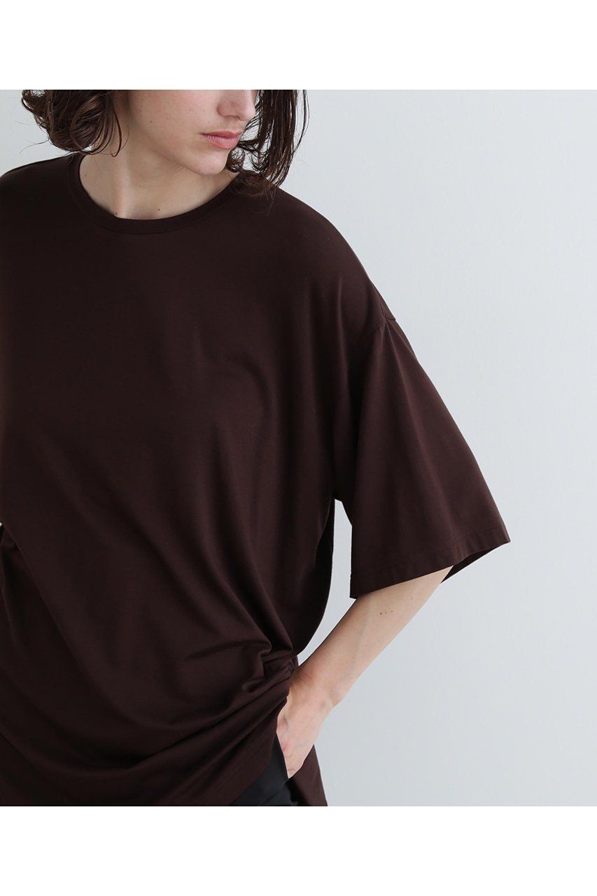 【ル フィル/LE PHIL】のエンブロイダリージャージカットソー 人気、トレンドファッション・服の通販 founy(ファニー) 　ファッション　Fashion　レディースファッション　Fashion for Women　トップス・カットソー　Cut & Sew Tops　シャツ・ブラウス・オフィスカジュアル　Elegant Blouses & Button-Ups　ロングTシャツ・Tシャツ　Longline T-Shirts & Tees　カットソー・ベーシックTシャツ　Cut-and-Sewn Tops / Stretch Tees & Basics　ショート　Short, Short Length　スタンダード　Standard, Basic　スリーブ　Sleeve, Long Sleeve / Short Sleeve　フェミニン　Feminine, Girly　メンズ　Men's, Menswear　エレガント 上品　Elegant　other-8|ID: prp329100004571690 ipo3291000000033061768