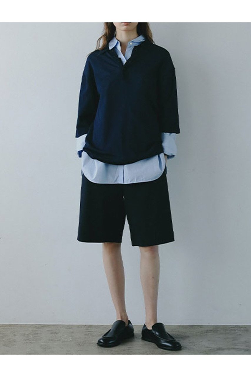 【エトレトウキョウ/ETRE TOKYO】のハーフスリーブニットポロ 人気、トレンドファッション・服の通販 founy(ファニー) 　ファッション　Fashion　レディースファッション　WOMEN　トップス・カットソー　Tops/Tshirt　ニット　Knit Tops　プルオーバー　Pullover　おすすめ　Recommend　シアー　Sheer　スポーティ　Sporty　トレンド　Trend　NEW・新作・新着・新入荷　New Arrivals　other-2|ID: prp329100004572929 ipo3291000000032362622