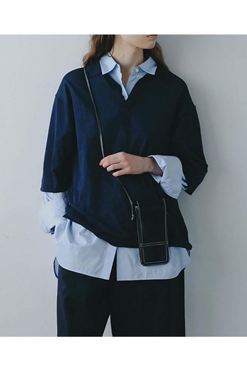【エトレトウキョウ/ETRE TOKYO】のハーフスリーブニットポロ 人気、トレンドファッション・服の通販 founy(ファニー) 　ファッション　Fashion　レディースファッション　WOMEN　トップス・カットソー　Tops/Tshirt　ニット　Knit Tops　プルオーバー　Pullover　おすすめ　Recommend　シアー　Sheer　スポーティ　Sporty　トレンド　Trend　NEW・新作・新着・新入荷　New Arrivals　other-4|ID: prp329100004572929 ipo3291000000032362624