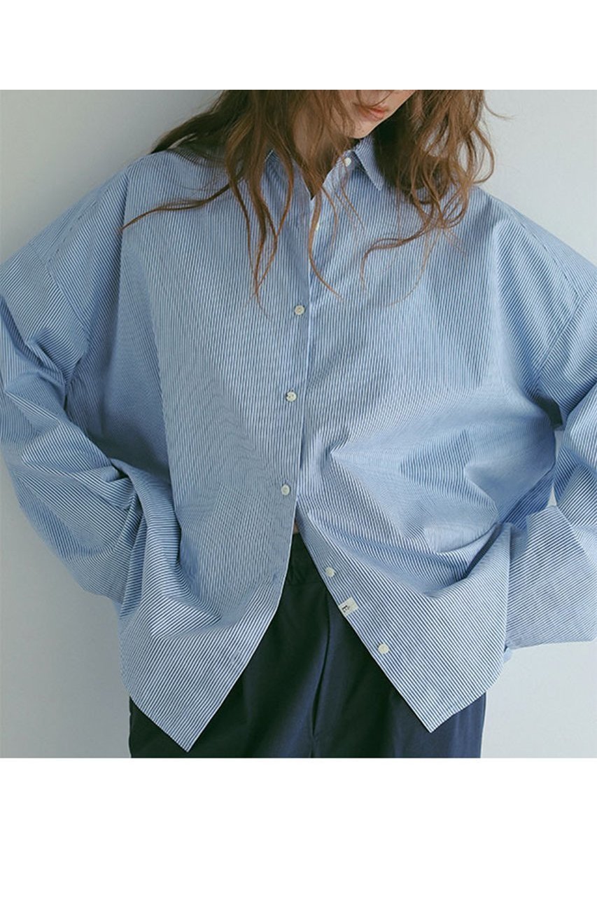 【エトレトウキョウ/ETRE TOKYO】のストライプボックスシャツ 人気、トレンドファッション・服の通販 founy(ファニー) 　ファッション　Fashion　レディースファッション　WOMEN　トップス・カットソー　Tops/Tshirt　シャツ/ブラウス　Shirts/Blouses　ストライプ　Stripe　スリーブ　Sleeve　ブラウジング　Browsing　ロング　Long　エレガント 上品　Elegant　NEW・新作・新着・新入荷　New Arrivals　 other-1|ID: prp329100004572930 ipo3291000000032362629