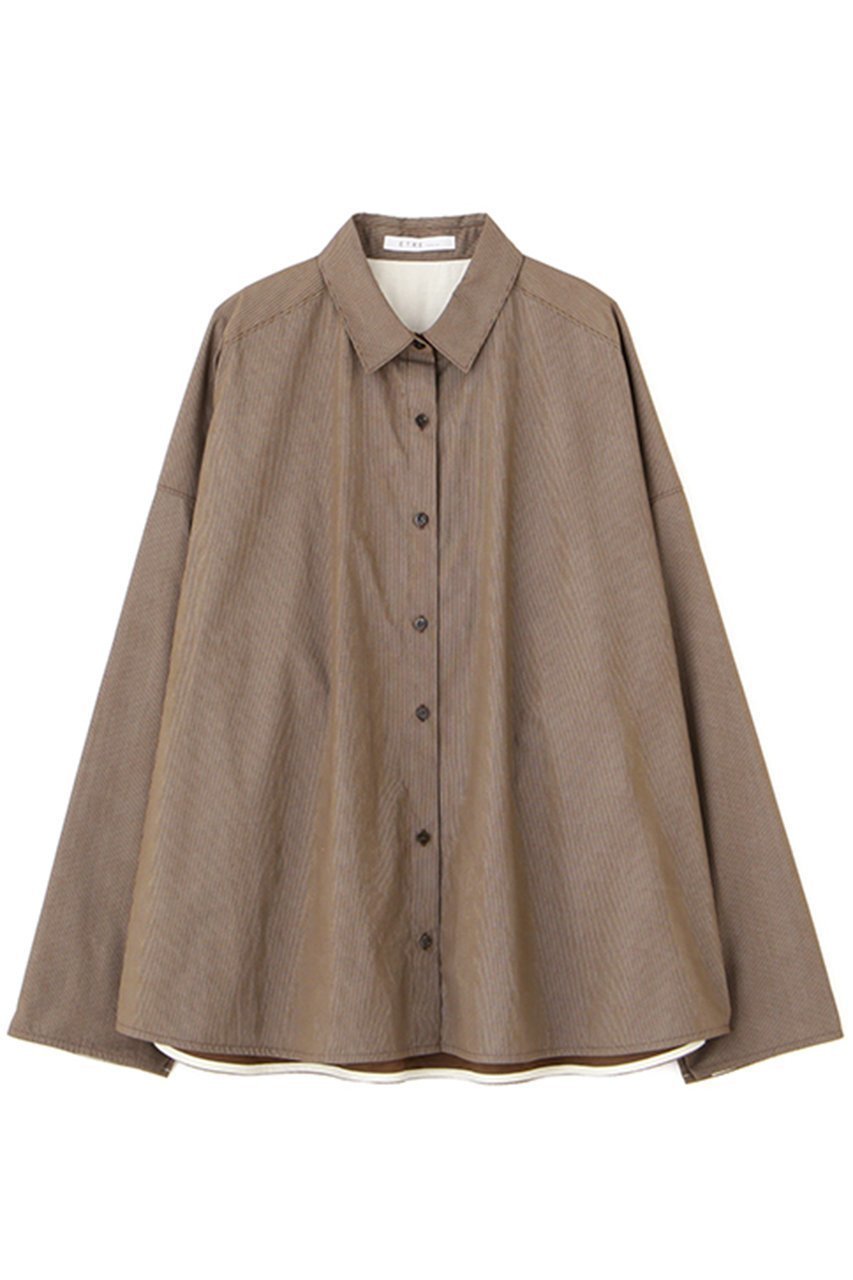 【エトレトウキョウ/ETRE TOKYO】のストライプボックスシャツ 人気、トレンドファッション・服の通販 founy(ファニー) 　ファッション　Fashion　レディースファッション　WOMEN　トップス・カットソー　Tops/Tshirt　シャツ/ブラウス　Shirts/Blouses　ストライプ　Stripe　スリーブ　Sleeve　ブラウジング　Browsing　ロング　Long　エレガント 上品　Elegant　NEW・新作・新着・新入荷　New Arrivals　other-8|ID: prp329100004572930 ipo3291000000032362638