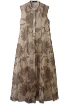 【エブール/ebure】のシックフラワーオーガンジー ノースリーブワンピース 人気、トレンドファッション・服の通販 founy(ファニー) ファッション Fashion レディースファッション Fashion for Women ワンピース Dresses チュニック Tunic Tops & Dresses おすすめ Recommended / Our Picks オーガンジー Organza Fabric シアー Sheer, See-Through シルク Silk, 100% Silk チュニック Tunic, Long Top デニム Denim, Jeans Material ノースリーブ Sleeveless, No-Sleeve プリント Print, Printed Pattern thumbnail ベージュ|ID: prp329100004572940 ipo3291000000036097464