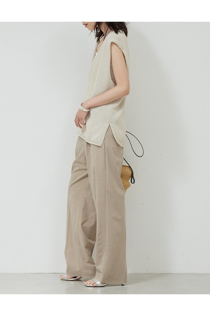 【ガリャルダガランテ/GALLARDAGALANTE】のテーパードタックパンツ 人気、トレンドファッション・服の通販 founy(ファニー) 　ファッション　Fashion　レディースファッション　WOMEN　パンツ　Pants　なめらか　Smooth　エレガント 上品　Elegant　サンダル　Sandals　センター　Center　NEW・新作・新着・新入荷　New Arrivals　other-3|ID: prp329100004572947 ipo3291000000032362812