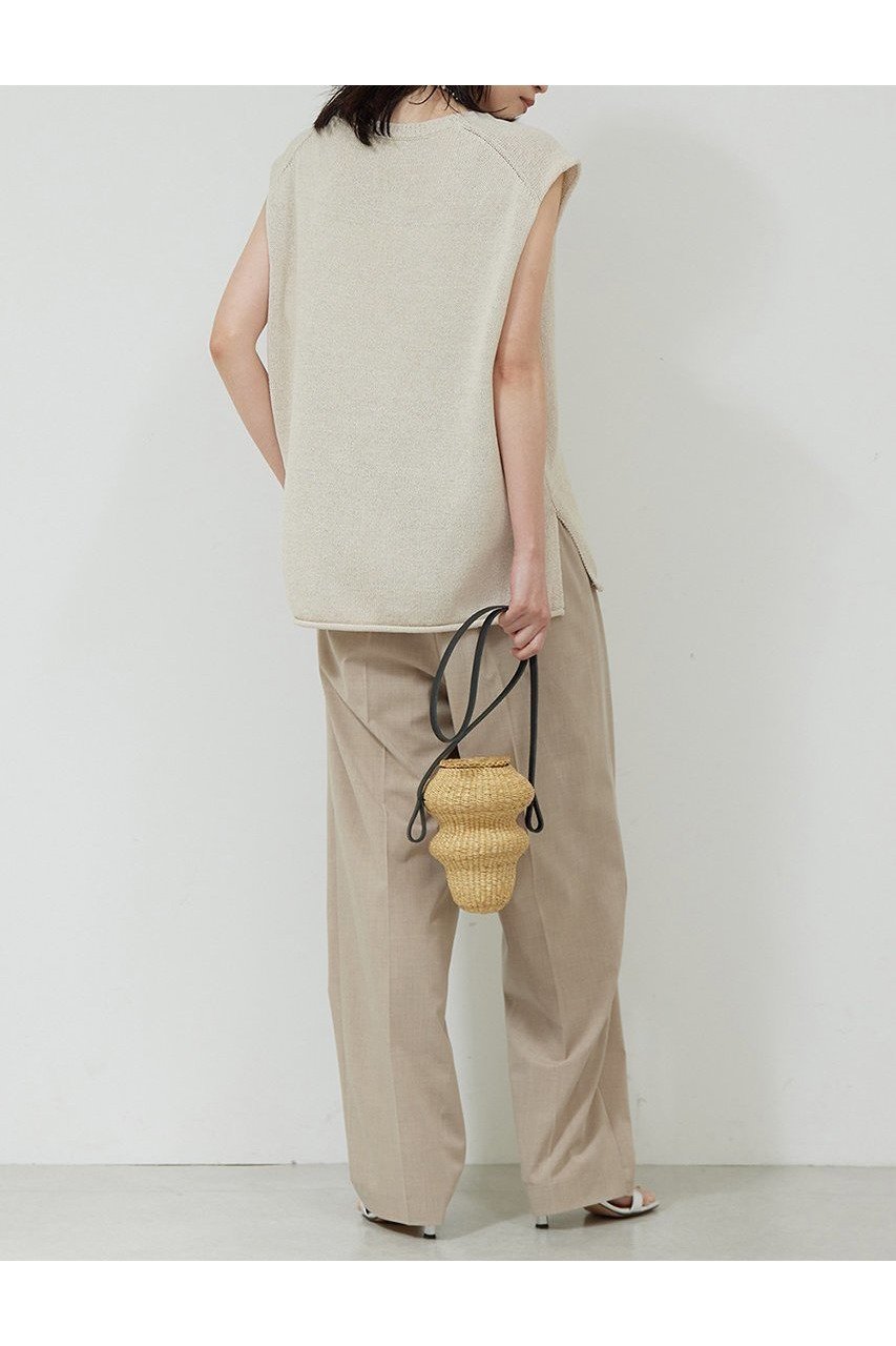 【ガリャルダガランテ/GALLARDAGALANTE】のテーパードタックパンツ 人気、トレンドファッション・服の通販 founy(ファニー) 　ファッション　Fashion　レディースファッション　WOMEN　パンツ　Pants　なめらか　Smooth　エレガント 上品　Elegant　サンダル　Sandals　センター　Center　NEW・新作・新着・新入荷　New Arrivals　other-5|ID: prp329100004572947 ipo3291000000032362814