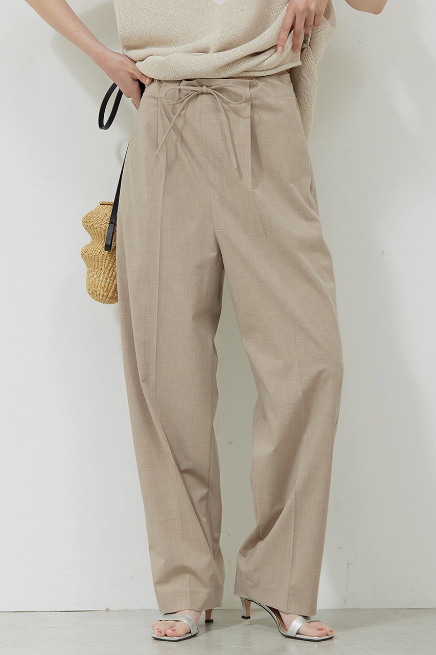 【ガリャルダガランテ/GALLARDAGALANTE】のテーパードタックパンツ 人気、トレンドファッション・服の通販 founy(ファニー) 　ファッション　Fashion　レディースファッション　WOMEN　パンツ　Pants　なめらか　Smooth　エレガント 上品　Elegant　サンダル　Sandals　センター　Center　NEW・新作・新着・新入荷　New Arrivals　other-6|ID: prp329100004572947 ipo3291000000032362815