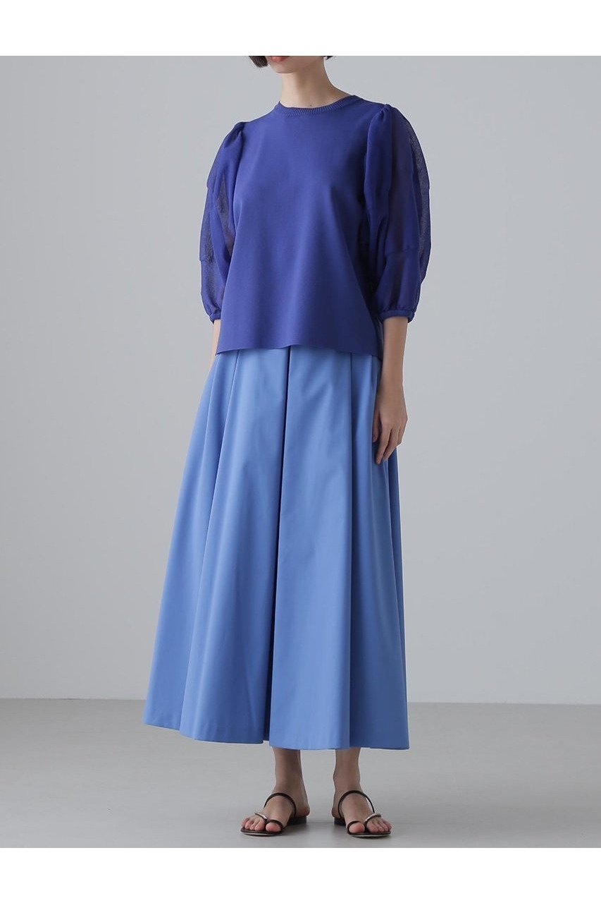 【アドーア/ADORE】のシアースリーブニット 人気、トレンドファッション・服の通販 founy(ファニー) 　ファッション　Fashion　レディースファッション　WOMEN　トップス・カットソー　Tops/Tshirt　ニット　Knit Tops　プルオーバー　Pullover　インナー　Inner　ギャザー　Gather　ストレッチ　Stretch　スリーブ　Sleeve　NEW・新作・新着・新入荷　New Arrivals　other-3|ID: prp329100004572950 ipo3291000000032362840