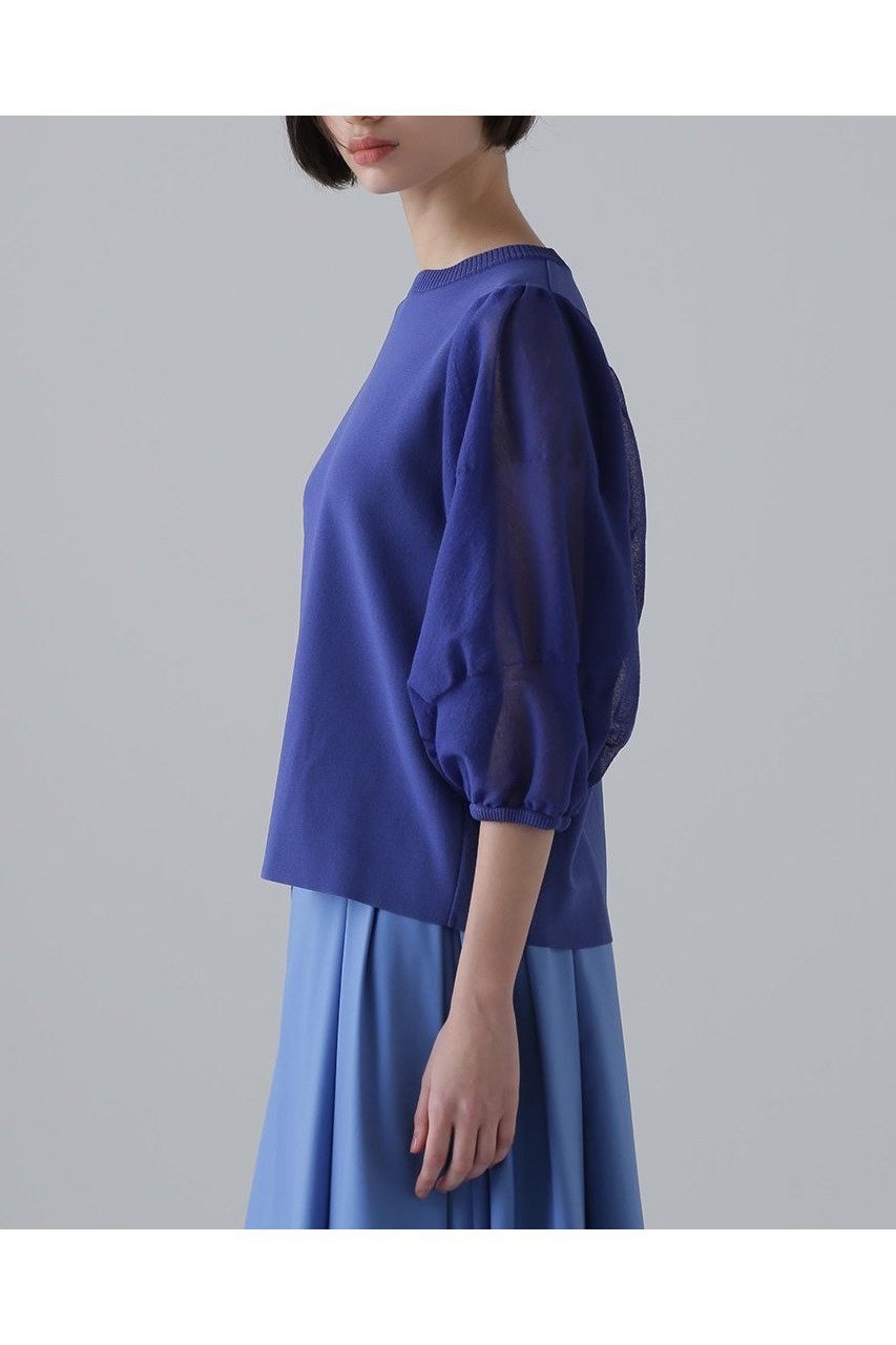 【アドーア/ADORE】のシアースリーブニット 人気、トレンドファッション・服の通販 founy(ファニー) 　ファッション　Fashion　レディースファッション　WOMEN　トップス・カットソー　Tops/Tshirt　ニット　Knit Tops　プルオーバー　Pullover　インナー　Inner　ギャザー　Gather　ストレッチ　Stretch　スリーブ　Sleeve　NEW・新作・新着・新入荷　New Arrivals　other-4|ID: prp329100004572950 ipo3291000000032362841