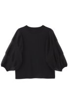 【アドーア/ADORE】のシアースリーブニット ブラック|ID: prp329100004572950 ipo3291000000034695407