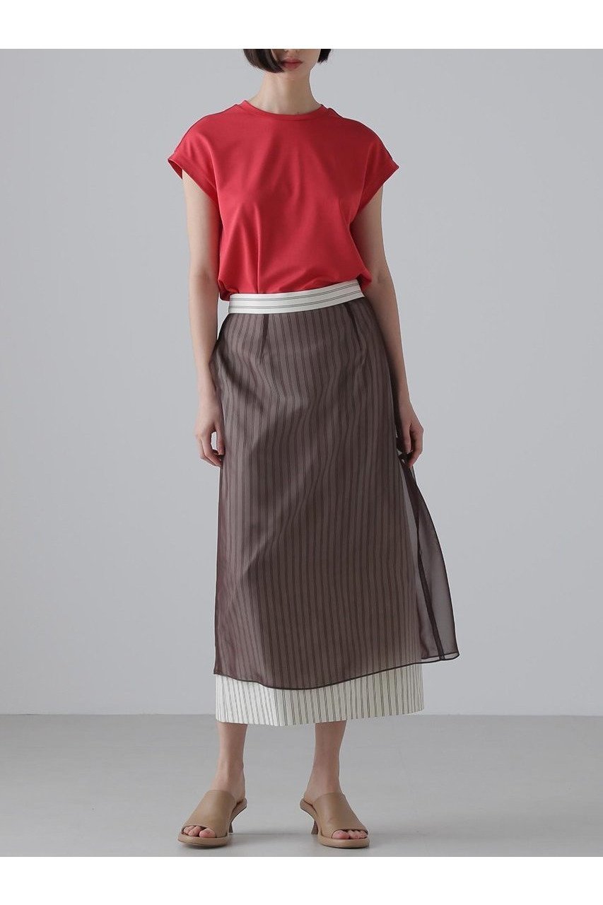 【アドーア/ADORE】のストレッチポンチカットソー 人気、トレンドファッション・服の通販 founy(ファニー) 　ファッション　Fashion　レディースファッション　WOMEN　トップス・カットソー　Tops/Tshirt　シャツ/ブラウス　Shirts/Blouses　ロング / Tシャツ　T-Shirts　カットソー　Cut and Sewn　2024年　2024　2024春夏・S/S　Ss,Spring/Summer,2024　カットソー　Cut And Sew　ショート　Short　ジャージ　Jersey　スリーブ　Sleeve　人気　Popularity　定番　Standard　NEW・新作・新着・新入荷　New Arrivals　other-3|ID: prp329100004572951 ipo3291000000032362857