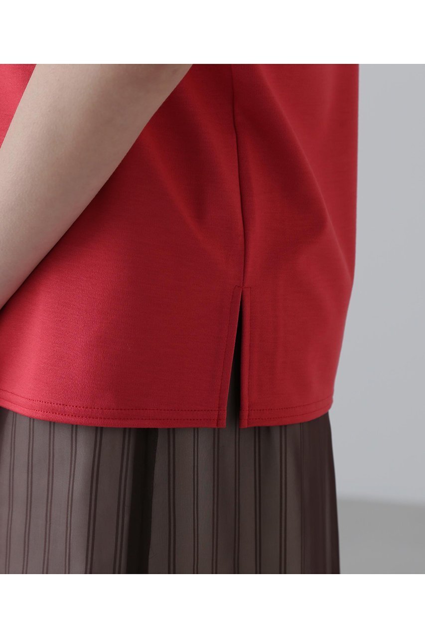 【アドーア/ADORE】のストレッチポンチカットソー 人気、トレンドファッション・服の通販 founy(ファニー) 　ファッション　Fashion　レディースファッション　Fashion for Women　トップス・カットソー　Cut & Sew Tops　シャツ・ブラウス・オフィスカジュアル　Elegant Blouses & Button-Ups　ロングTシャツ・Tシャツ　Longline T-Shirts & Tees　カットソー・ベーシックTシャツ　Cut-and-Sewn Tops / Stretch Tees & Basics　2024年　2024　2024春夏・S/S　Spring/Summer 2024 SS24　カットソー　Cut and Sewn Top　ショート　Short, Short Length　スリーブ　Sleeve, Long Sleeve / Short Sleeve　エレガント 上品　Elegant　人気　Popular, Best Seller　定番　Standard, Basic Item　other-8|ID: prp329100004572951 ipo3291000000035362652