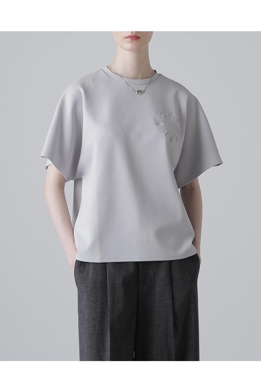 【アドーア/ADORE】のエンボスロゴT インテリア・キッズ・メンズ・レディースファッション・服の通販 founy(ファニー) 　ファッション　Fashion　レディースファッション　WOMEN　トップス・カットソー　Tops/Tshirt　シャツ/ブラウス　Shirts/Blouses　ロング / Tシャツ　T-Shirts　カットソー　Cut and Sewn　サークル　Circle　ショート　Short　シンプル　Simple　スリーブ　Sleeve　ボトム　Bottom　夏　Summer　NEW・新作・新着・新入荷　New Arrivals　グレー|ID: prp329100004572953 ipo3291000000032362868