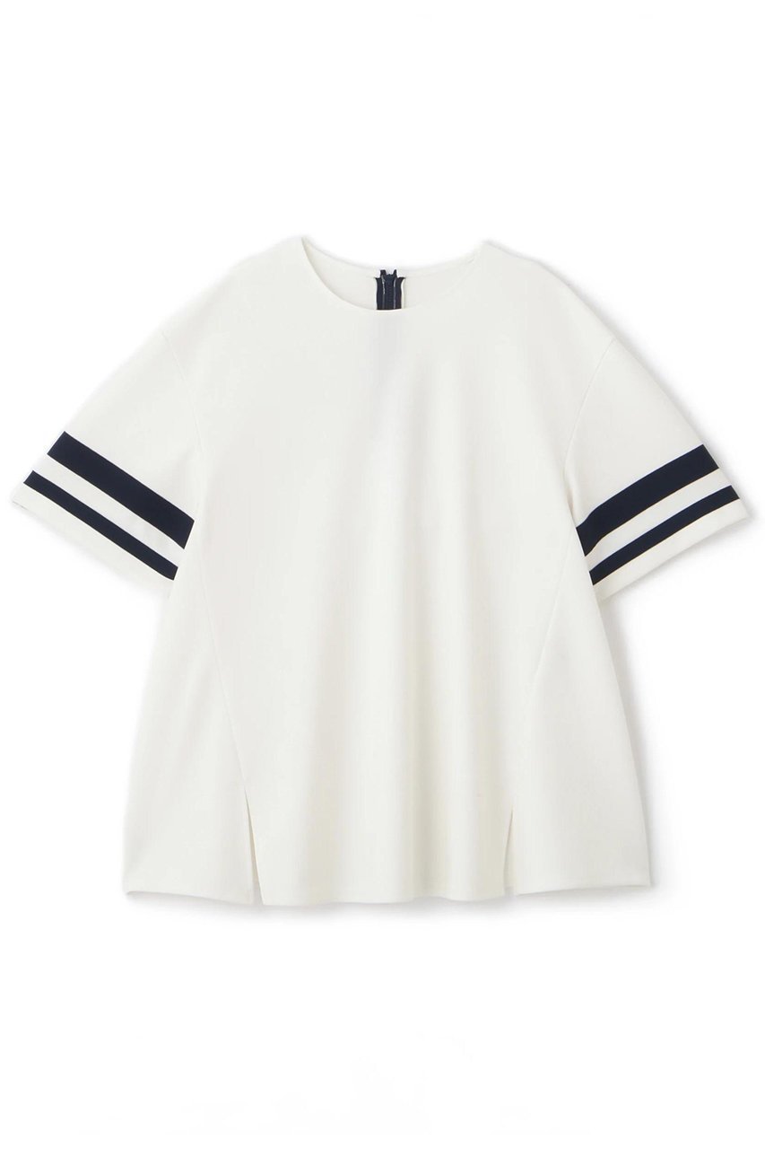 【アドーア/ADORE】のマットストレッチダンボールカットソー インテリア・キッズ・メンズ・レディースファッション・服の通販 founy(ファニー) 　ファッション　Fashion　レディースファッション　WOMEN　トップス・カットソー　Tops/Tshirt　シャツ/ブラウス　Shirts/Blouses　ロング / Tシャツ　T-Shirts　カットソー　Cut and Sewn　グログラン　Grosgrain　ショート　Short　スリーブ　Sleeve　フォルム　Form　NEW・新作・新着・新入荷　New Arrivals　ホワイト|ID: prp329100004572954 ipo3291000000032362873