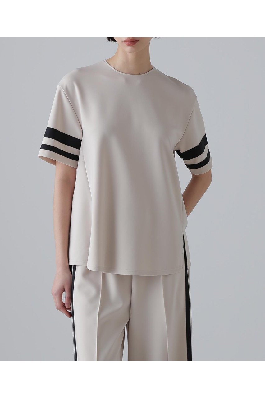 【アドーア/ADORE】のマットストレッチダンボールカットソー 人気、トレンドファッション・服の通販 founy(ファニー) 　ファッション　Fashion　レディースファッション　WOMEN　トップス・カットソー　Tops/Tshirt　シャツ/ブラウス　Shirts/Blouses　ロング / Tシャツ　T-Shirts　カットソー　Cut and Sewn　グログラン　Grosgrain　ショート　Short　スリーブ　Sleeve　フォルム　Form　NEW・新作・新着・新入荷　New Arrivals　other-2|ID: prp329100004572954 ipo3291000000032362875