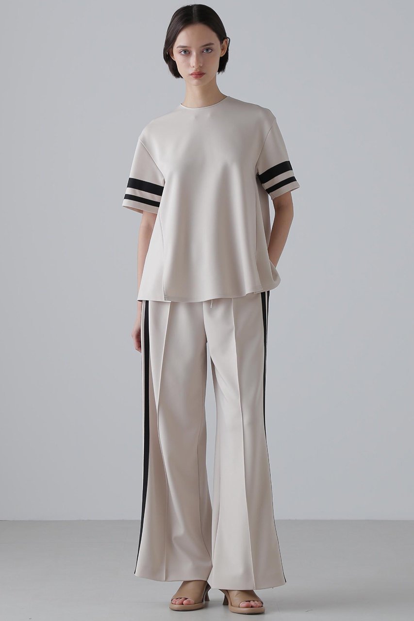 【アドーア/ADORE】のマットストレッチダンボールカットソー 人気、トレンドファッション・服の通販 founy(ファニー) ファッション Fashion レディースファッション Fashion for Women トップス・カットソー Cut & Sew Tops シャツ・ブラウス・オフィスカジュアル Elegant Blouses & Button-Ups ロングTシャツ・Tシャツ Longline T-Shirts & Tees カットソー・ベーシックTシャツ Cut-and-Sewn Tops / Stretch Tees & Basics グログラン Grosgrain, Grosgrain Ribbon ショート Short, Short Length スリーブ Sleeve, Long Sleeve / Short Sleeve フォルム Silhouette, Form other-3|ID: prp329100004572954 ipo3291000000035277945