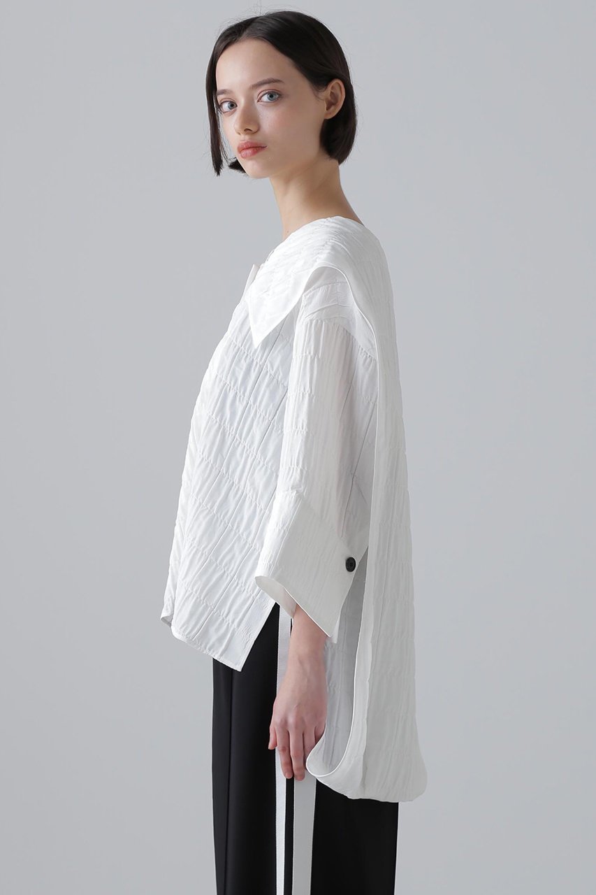 【アドーア/ADORE】のシュリンクWジャガードジャケット 人気、トレンドファッション・服の通販 founy(ファニー) 　ファッション　Fashion　レディースファッション　Fashion for Women　アウター　Coat / Outerwear Collection　レディースジャケット・軽アウター　Jackets　ジャカード／ジャガード　Jacquard, Woven Pattern　ジャケット　Jacket, Outerwear　ドレープ　Drape, Draping Fabric　フロント　Front, Front Design　モチーフ　Motif, Design Theme　再入荷　Restock / Back in Stock　other-4|ID: prp329100004572959 ipo3291000000034988911