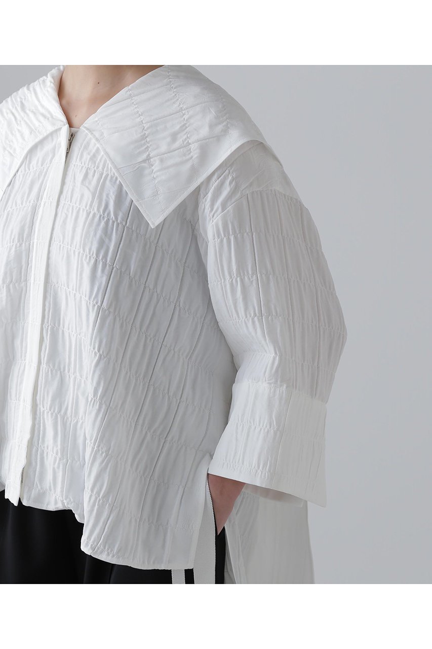 【アドーア/ADORE】のシュリンクWジャガードジャケット 人気、トレンドファッション・服の通販 founy(ファニー) 　ファッション　Fashion　レディースファッション　Fashion for Women　アウター　Coat / Outerwear Collection　レディースジャケット・軽アウター　Jackets　ジャカード／ジャガード　Jacquard, Woven Pattern　ジャケット　Jacket, Outerwear　ドレープ　Drape, Draping Fabric　フロント　Front, Front Design　モチーフ　Motif, Design Theme　再入荷　Restock / Back in Stock　other-7|ID: prp329100004572959 ipo3291000000034988917