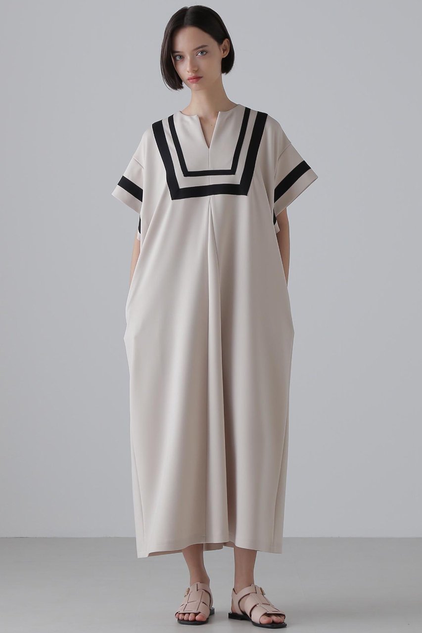 【アドーア/ADORE】のマットストレッチダンボールワンピース 人気、トレンドファッション・服の通販 founy(ファニー) 　ファッション　Fashion　レディースファッション　Fashion for Women　ワンピース　Dresses　チュニック　Tunic Tops & Dresses　グログラン　Grosgrain, Grosgrain Ribbon　コンパクト　Compact, Small Size　チュニック　Tunic, Long Top　ドレス　Dress, One-Piece　リラックス　Relax, Relaxed Fit　ロング　Long, Long-Length　エレガント 上品　Elegant　other-2|ID: prp329100004572963 ipo3291000000035307926