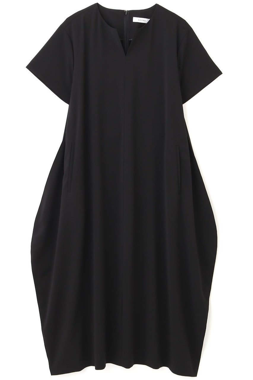 【アドーア/ADORE】のドライタッチジョーゼットワンピース 人気、トレンドファッション・服の通販 founy(ファニー) 　ファッション　Fashion　レディースファッション　WOMEN　ワンピース　Dress　チュニック　Tunic　ストレッチ　Stretch　チュニック　Tunic　ドレス　Dress　フォルム　Form　エレガント 上品　Elegant　NEW・新作・新着・新入荷　New Arrivals　 other-1|ID: prp329100004572966 ipo3291000000032362944