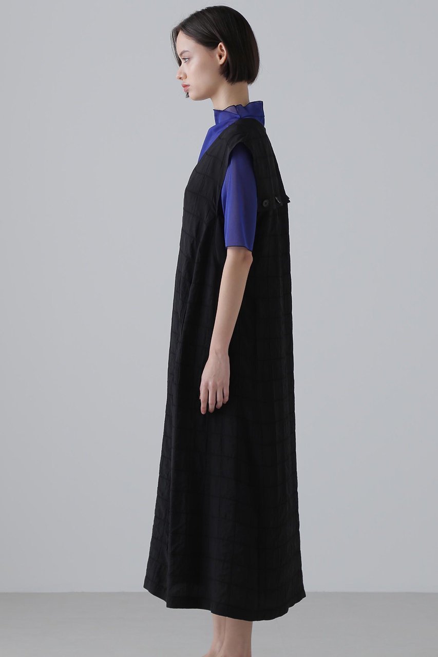 【アドーア/ADORE】のシュリンクWジャガードワンピース 人気、トレンドファッション・服の通販 founy(ファニー) 　ファッション　Fashion　レディースファッション　Fashion for Women　ワンピース　Dresses　チュニック　Tunic Tops & Dresses　ジャカード／ジャガード　Jacquard, Woven Pattern　スクエア　Square, Square Shape　チュニック　Tunic, Long Top　ドレス　Dress, One-Piece　ドレープ　Drape, Draping Fabric　モチーフ　Motif, Design Theme　other-4|ID: prp329100004572967 ipo3291000000035878287