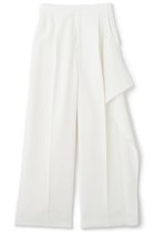 【アドーア/ADORE】のホロウツイルパンツ 人気、トレンドファッション・服の通販 founy(ファニー) ファッション Fashion レディースファッション Fashion for Women パンツ Pants & Trousers アシンメトリー Asymmetrical Style ツイル Twist, Twisted Detail フェミニン Feminine, Girly ラッフル Ruffle, Frill thumbnail ホワイト|ID: prp329100004572973 ipo3291000000032363000