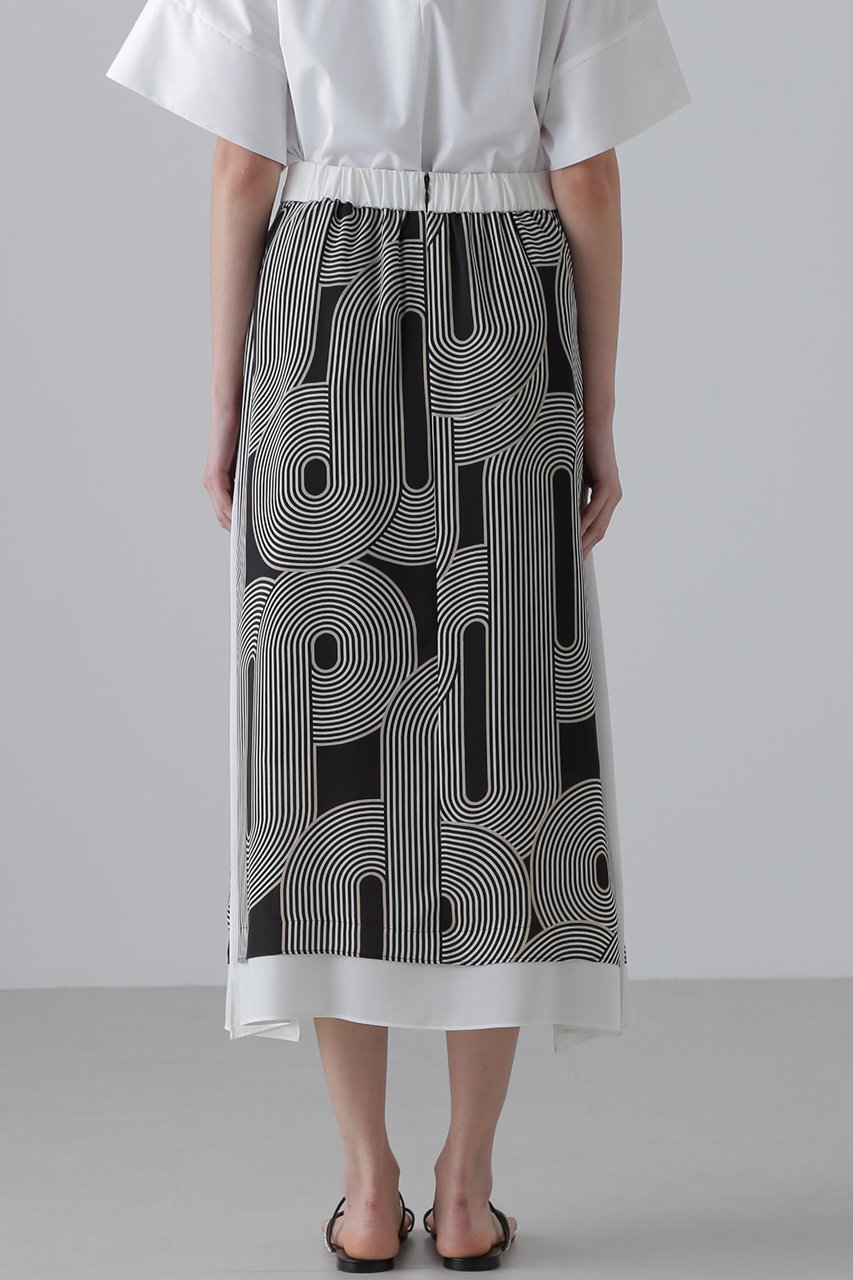 【アドーア/ADORE】のメイズプリントスカート 人気、トレンドファッション・服の通販 founy(ファニー) 　ファッション　Fashion　レディースファッション　Fashion for Women　スカート　Skirts　ロングスカート　Long Skirts / Maxi & Midi Skirts　スカーフ　Scarf, Neckwear　フォルム　Silhouette, Form　プリント　Print, Printed Pattern　モチーフ　Motif, Design Theme　ロング　Long, Long-Length　再入荷　Restock / Back in Stock　無地　Plain, Solid Color　other-6|ID: prp329100004572975 ipo3291000000035332376