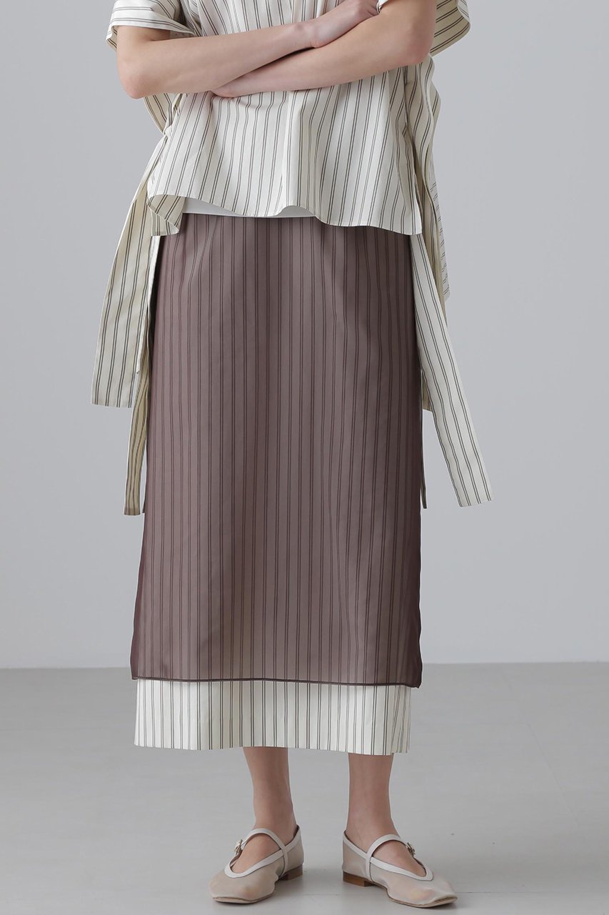 【アドーア/ADORE】のコンパクトコットンスカート 人気、トレンドファッション・服の通販 founy(ファニー) 　ファッション　Fashion　レディースファッション　Fashion for Women　スカート　Skirts　ロングスカート　Long Skirts / Maxi & Midi Skirts　コンパクト　Compact, Small Size　シアー　Sheer, See-Through　セットアップ　Set-Up, Coordinated Outfit　ブロード　Broadcloth, Fine Cotton　ロング　Long, Long-Length　other-3|ID: prp329100004572976 ipo3291000000035639531