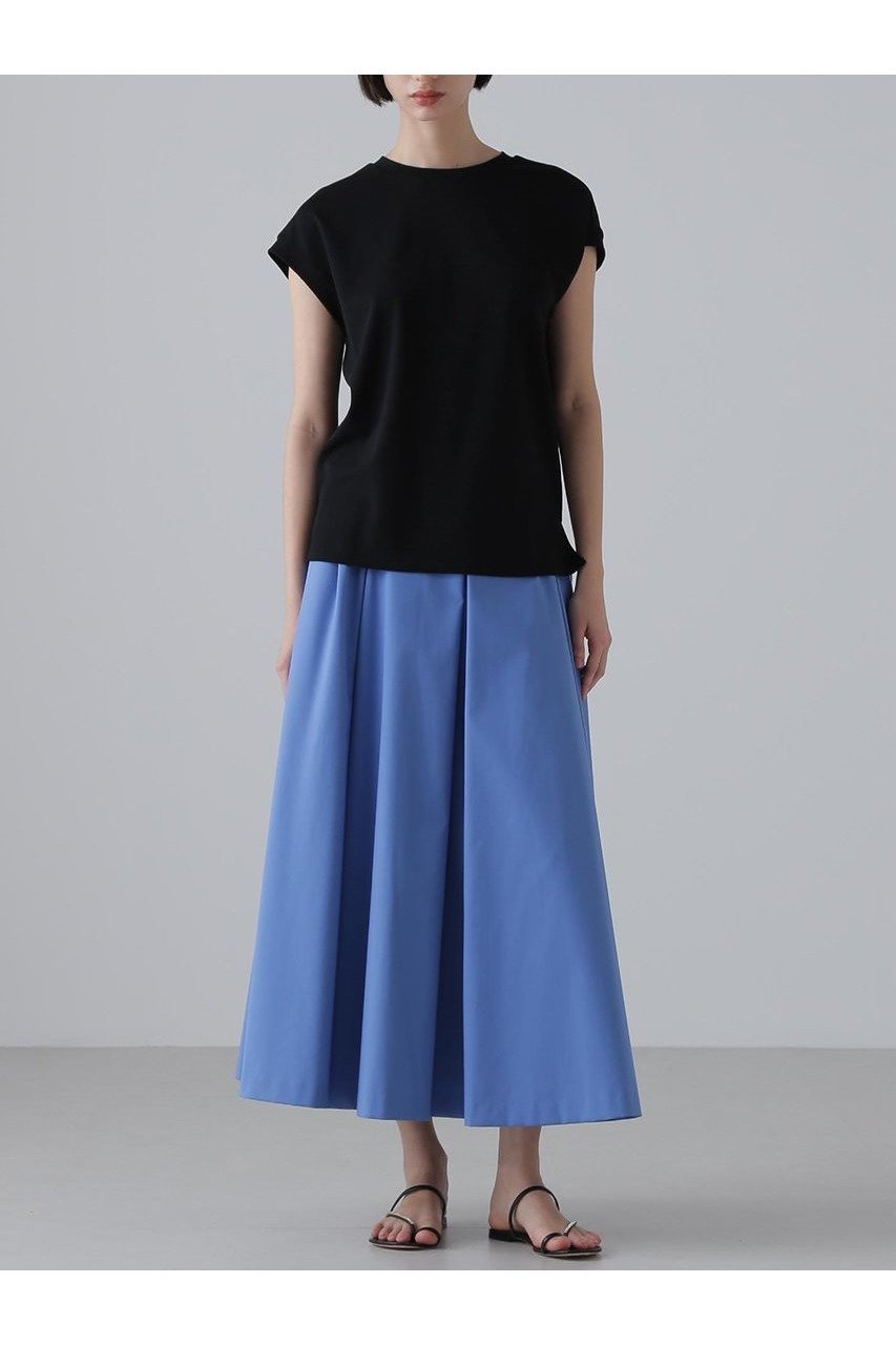 【アドーア/ADORE】のクリアコットンスカート インテリア・キッズ・メンズ・レディースファッション・服の通販 founy(ファニー) 　ファッション　Fashion　レディースファッション　WOMEN　スカート　Skirt　ロングスカート　Long Skirt　おすすめ　Recommend　コンパクト　Compact　セットアップ　Set Up　フレア　Flare　ブロード　Broad　ロング　Long　エレガント 上品　Elegant　NEW・新作・新着・新入荷　New Arrivals　ブルー|ID: prp329100004572977 ipo3291000000032363025