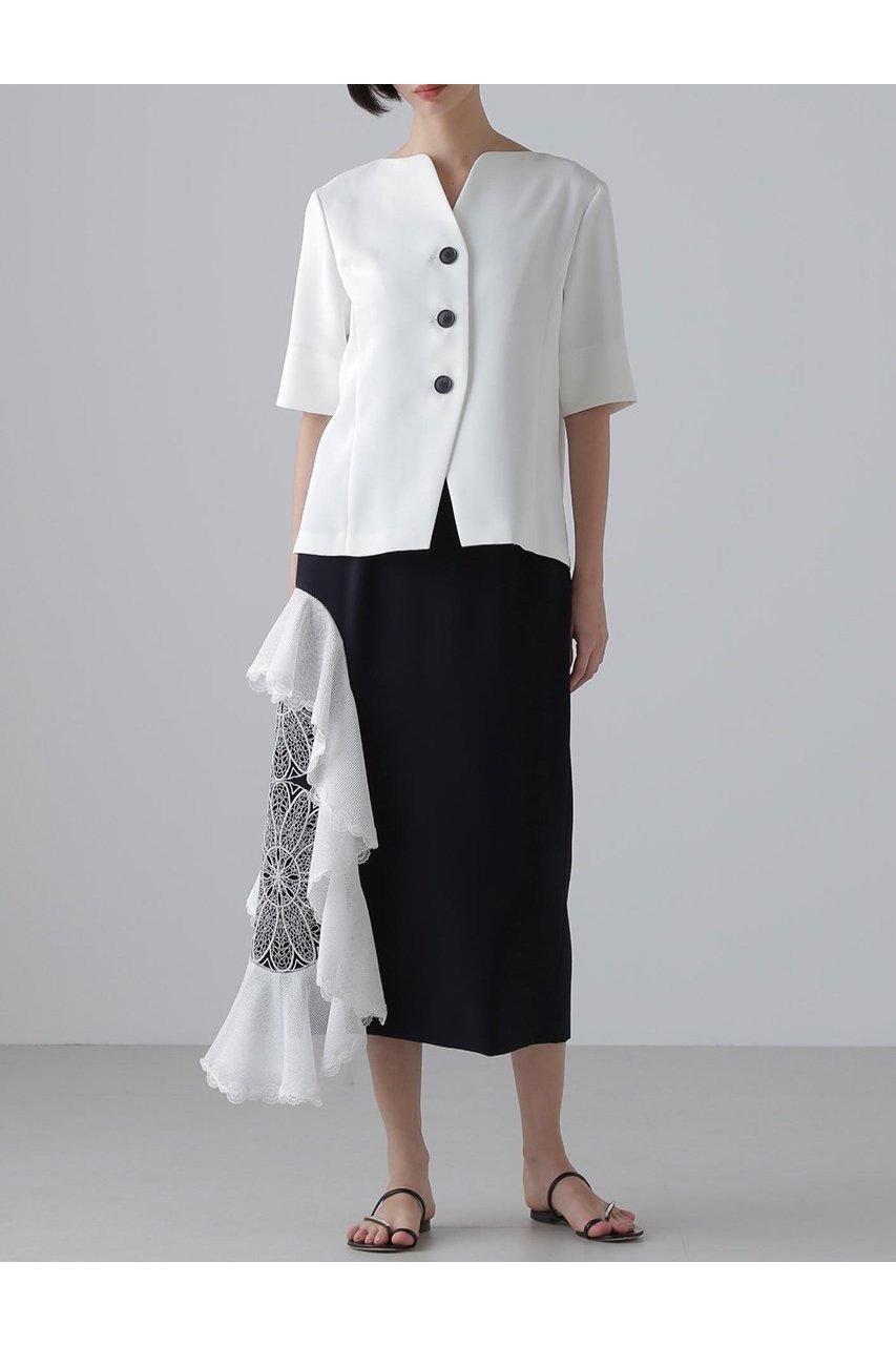 【アドーア/ADORE】のクロシェドッキングスカート 人気、トレンドファッション・服の通販 founy(ファニー) 　ファッション　Fashion　レディースファッション　WOMEN　スカート　Skirt　ロングスカート　Long Skirt　セットアップ　Set Up　ラッフル　Raffle　ロング　Long　NEW・新作・新着・新入荷　New Arrivals　other-2|ID: prp329100004572979 ipo3291000000032363033