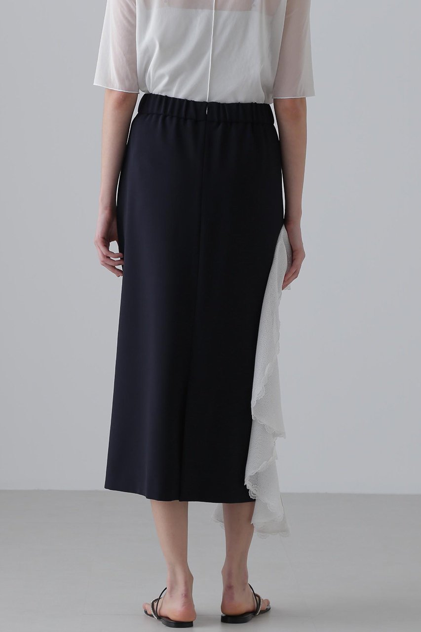 【アドーア/ADORE】のクロシェドッキングスカート 人気、トレンドファッション・服の通販 founy(ファニー) 　ファッション　Fashion　レディースファッション　Fashion for Women　スカート　Skirts　ロングスカート　Long Skirts / Maxi & Midi Skirts　セットアップ　Set-Up, Coordinated Outfit　ラッフル　Ruffle, Frill　ロング　Long, Long-Length　再入荷　Restock / Back in Stock　other-6|ID: prp329100004572979 ipo3291000000034990227