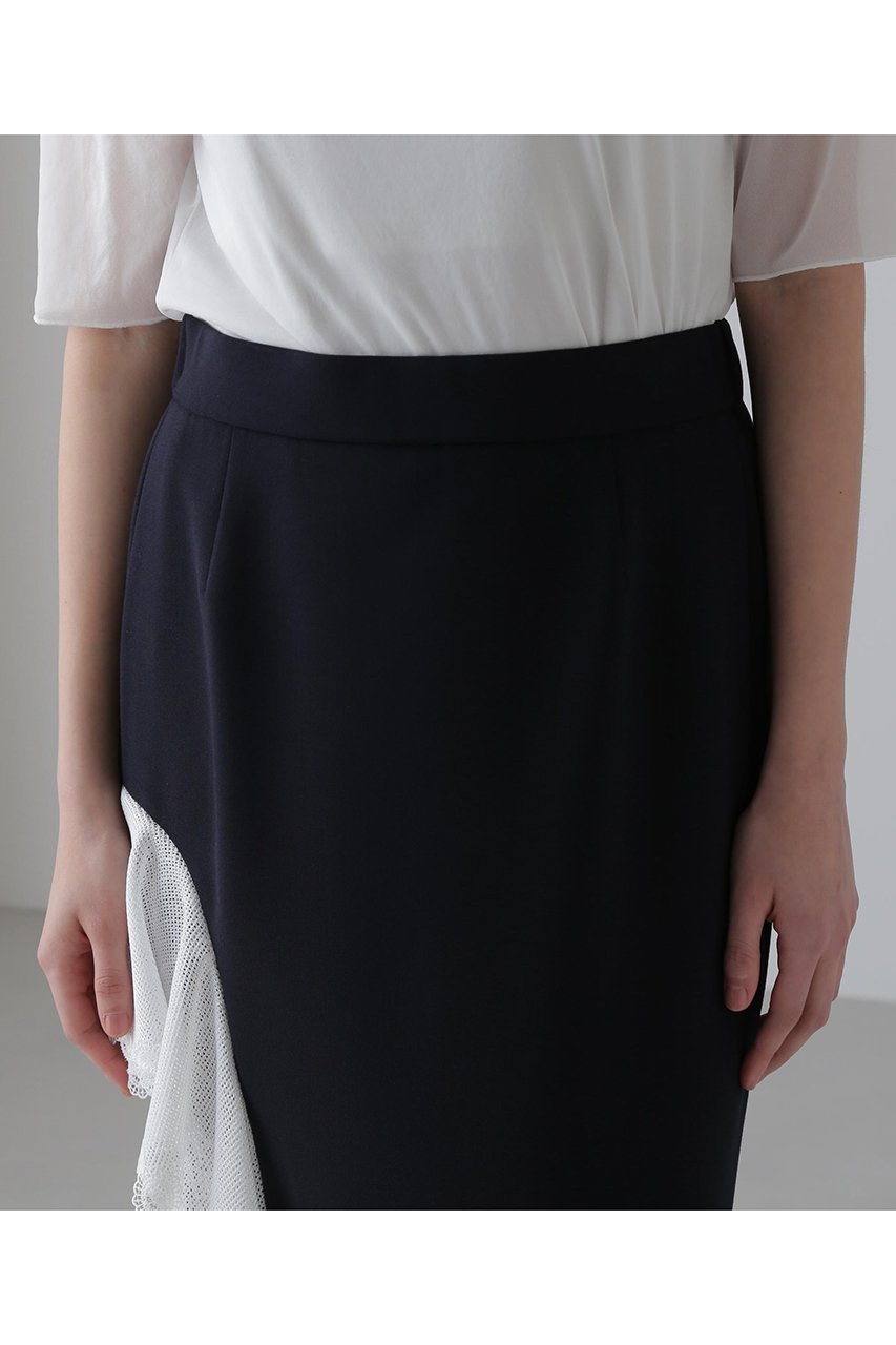 【アドーア/ADORE】のクロシェドッキングスカート 人気、トレンドファッション・服の通販 founy(ファニー) 　ファッション　Fashion　レディースファッション　Fashion for Women　スカート　Skirts　ロングスカート　Long Skirts / Maxi & Midi Skirts　セットアップ　Set-Up, Coordinated Outfit　ラッフル　Ruffle, Frill　ロング　Long, Long-Length　再入荷　Restock / Back in Stock　other-7|ID: prp329100004572979 ipo3291000000034990228