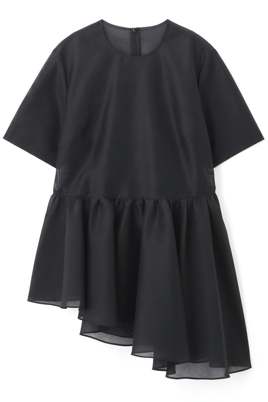 【アドーア/ADORE】のスパンオーガンジーブラウス 人気、トレンドファッション・服の通販 founy(ファニー) ファッション Fashion レディースファッション Fashion for Women トップス・カットソー Cut & Sew Tops シャツ・ブラウス・オフィスカジュアル Elegant Blouses & Button-Ups アシンメトリー Asymmetrical Style オケージョン Occasion Wear オーガンジー Organza Fabric ショート Short, Short Length スリーブ Sleeve, Long Sleeve / Short Sleeve ペプラム Peplum, Flared Hem other-1|ID: prp329100004572983 ipo3291000000035783368