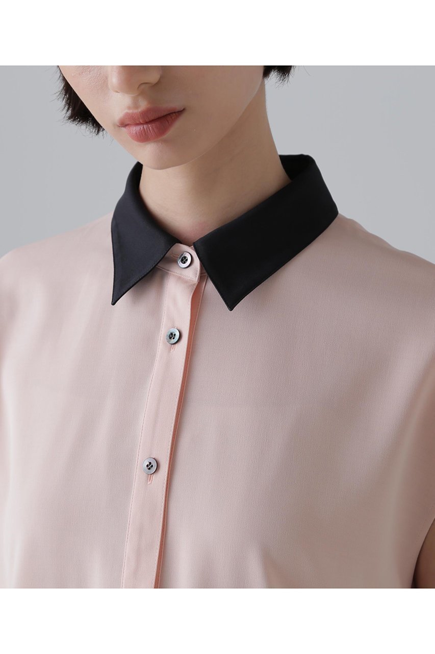 【アドーア/ADORE】のドライタッチジョーゼットブラウス 人気、トレンドファッション・服の通販 founy(ファニー) 　ファッション　Fashion　レディースファッション　WOMEN　トップス・カットソー　Tops/Tshirt　キャミソール / ノースリーブ　No Sleeves　シャツ/ブラウス　Shirts/Blouses　おすすめ　Recommend　ストレッチ　Stretch　セットアップ　Set Up　ノースリーブ　No Sleeve　ペプラム　Peplum　NEW・新作・新着・新入荷　New Arrivals　ビジネス 仕事 通勤　Business　other-3|ID: prp329100004572986 ipo3291000000032363073