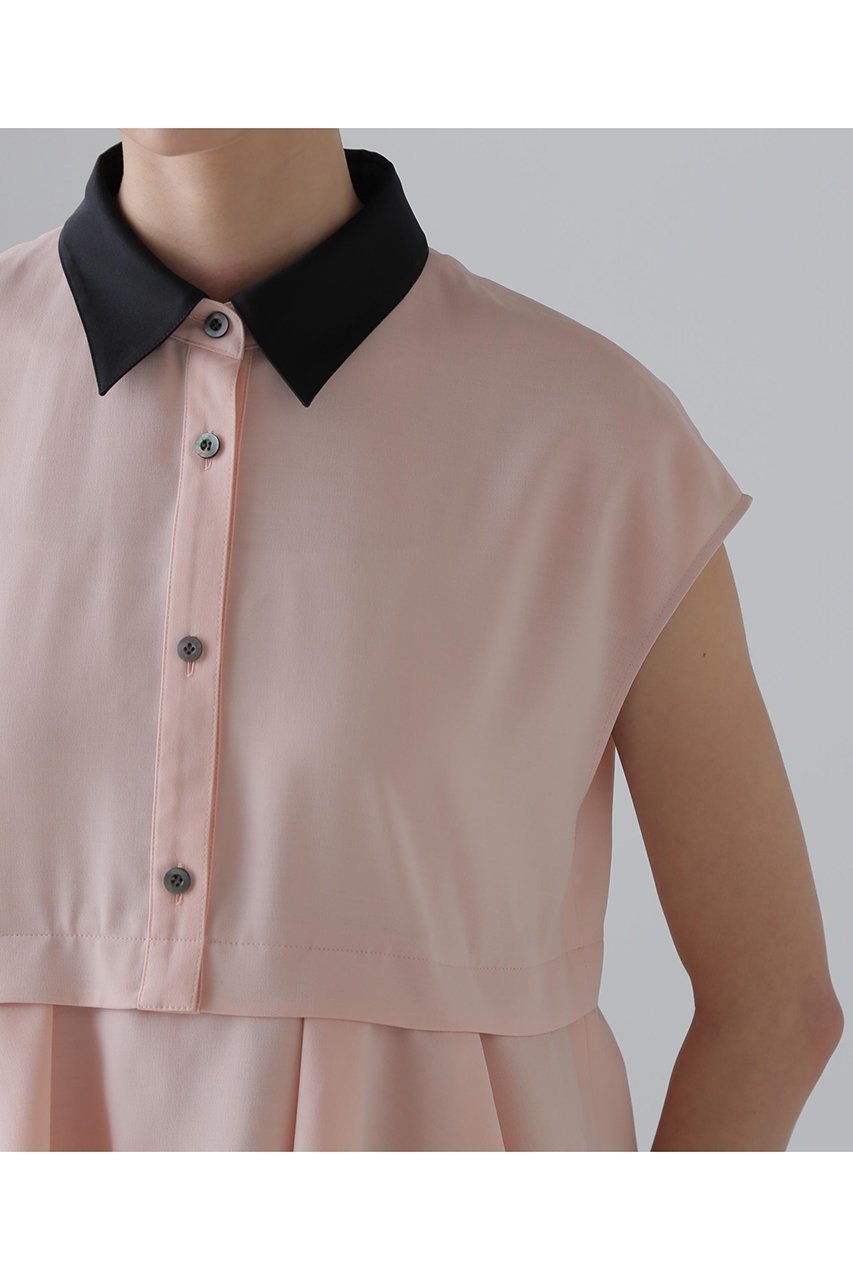 【アドーア/ADORE】のドライタッチジョーゼットブラウス 人気、トレンドファッション・服の通販 founy(ファニー) 　ファッション　Fashion　レディースファッション　WOMEN　トップス・カットソー　Tops/Tshirt　キャミソール / ノースリーブ　No Sleeves　シャツ/ブラウス　Shirts/Blouses　おすすめ　Recommend　ストレッチ　Stretch　セットアップ　Set Up　ノースリーブ　No Sleeve　ペプラム　Peplum　NEW・新作・新着・新入荷　New Arrivals　ビジネス 仕事 通勤　Business　other-4|ID: prp329100004572986 ipo3291000000032363075
