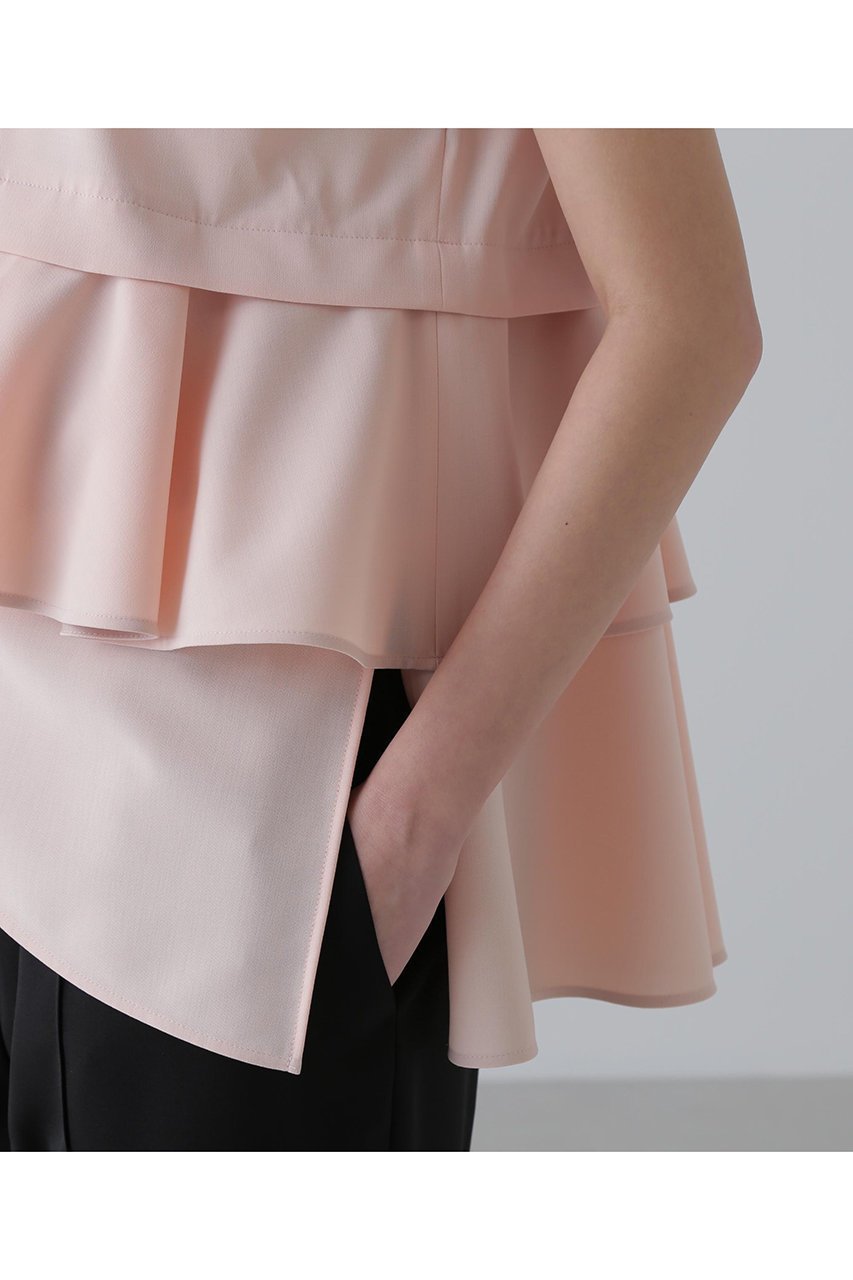 【アドーア/ADORE】のドライタッチジョーゼットブラウス 人気、トレンドファッション・服の通販 founy(ファニー) 　ファッション　Fashion　レディースファッション　WOMEN　トップス・カットソー　Tops/Tshirt　キャミソール / ノースリーブ　No Sleeves　シャツ/ブラウス　Shirts/Blouses　おすすめ　Recommend　ストレッチ　Stretch　セットアップ　Set Up　ノースリーブ　No Sleeve　ペプラム　Peplum　NEW・新作・新着・新入荷　New Arrivals　ビジネス 仕事 通勤　Business　other-5|ID: prp329100004572986 ipo3291000000032363077