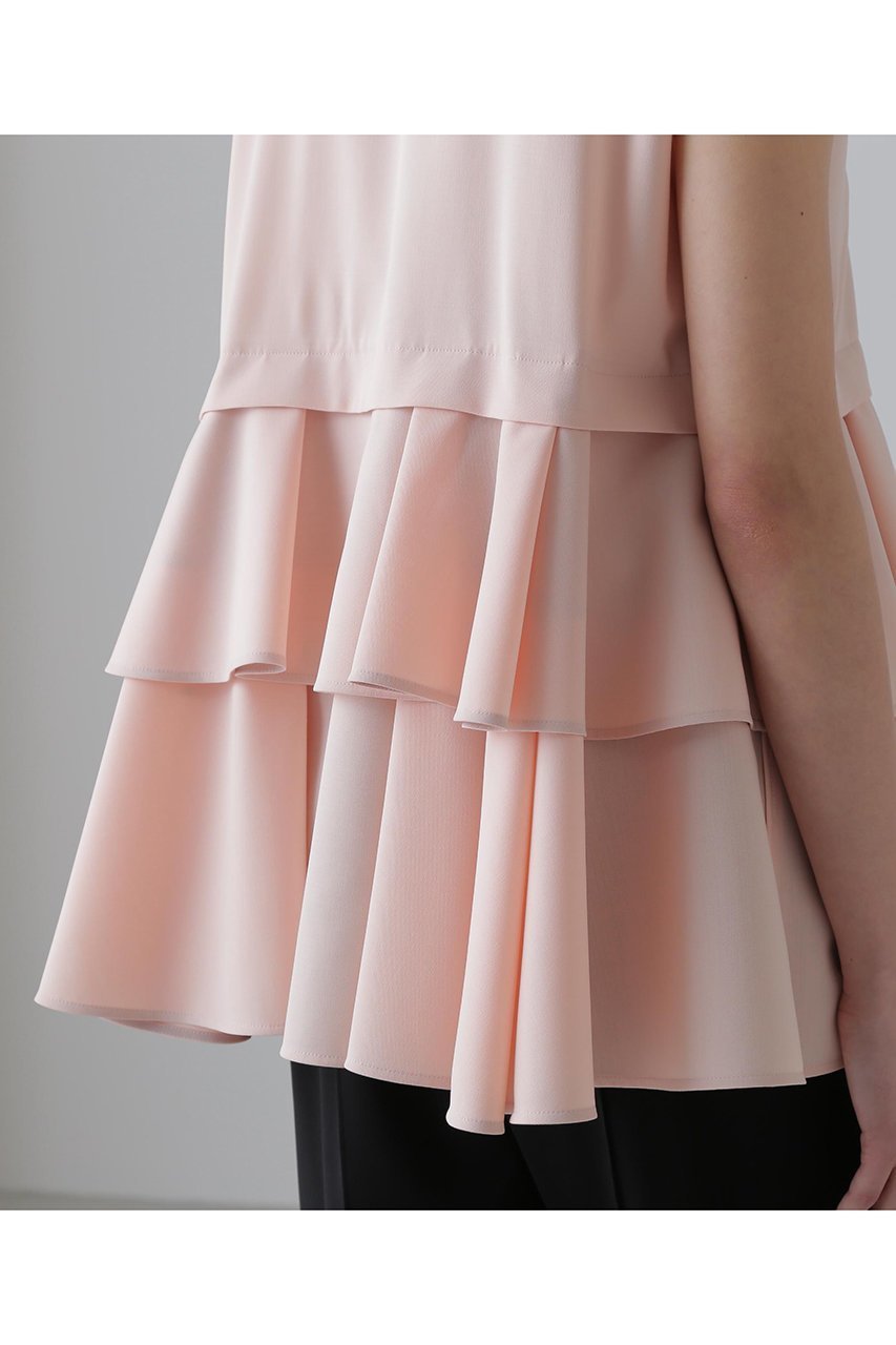 【アドーア/ADORE】のドライタッチジョーゼットブラウス 人気、トレンドファッション・服の通販 founy(ファニー) 　ファッション　Fashion　レディースファッション　WOMEN　トップス・カットソー　Tops/Tshirt　キャミソール / ノースリーブ　No Sleeves　シャツ/ブラウス　Shirts/Blouses　おすすめ　Recommend　ストレッチ　Stretch　セットアップ　Set Up　ノースリーブ　No Sleeve　ペプラム　Peplum　NEW・新作・新着・新入荷　New Arrivals　ビジネス 仕事 通勤　Business　other-6|ID: prp329100004572986 ipo3291000000032363078