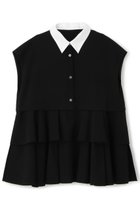 【アドーア/ADORE】のドライタッチジョーゼットブラウス 人気、トレンドファッション・服の通販 founy(ファニー) ファッション Fashion レディースファッション Fashion for Women トップス・カットソー Cut & Sew Tops キャミソール&ノースリーブ Camisoles & Sleeveless Tops シャツ・ブラウス・オフィスカジュアル Elegant Blouses & Button-Ups おすすめ Recommended / Our Picks ストレッチ Stretch, Stretchy Fabric セットアップ Set-Up, Coordinated Outfit ノースリーブ Sleeveless, No-Sleeve ペプラム Peplum, Flared Hem ビジネス 仕事 通勤 Business / Work / Commuting thumbnail ブラック|ID: prp329100004572986 ipo3291000000032905118