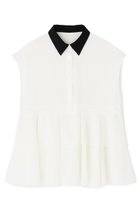 【アドーア/ADORE】のドライタッチジョーゼットブラウス 人気、トレンドファッション・服の通販 founy(ファニー) ファッション Fashion レディースファッション Fashion for Women トップス・カットソー Cut & Sew Tops キャミソール&ノースリーブ Camisoles & Sleeveless Tops シャツ・ブラウス・オフィスカジュアル Elegant Blouses & Button-Ups おすすめ Recommended / Our Picks ストレッチ Stretch, Stretchy Fabric セットアップ Set-Up, Coordinated Outfit ノースリーブ Sleeveless, No-Sleeve ペプラム Peplum, Flared Hem ビジネス 仕事 通勤 Business / Work / Commuting thumbnail ホワイト|ID: prp329100004572986 ipo3291000000033013905