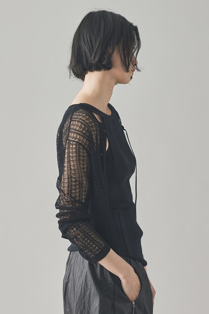 【カレンソロジー/Curensology】のレース編ミニットプルオーバー 人気、トレンドファッション・服の通販 founy(ファニー) 　ファッション　Fashion　レディースファッション　WOMEN　トップス・カットソー　Tops/Tshirt　ニット　Knit Tops　プルオーバー　Pullover　おすすめ　Recommend　なめらか　Smooth　シルク　Silk　ボトム　Bottom　リボン　Ribbon　レース　Race　NEW・新作・新着・新入荷　New Arrivals　透かし　Watermark　other-3|ID: prp329100004572992 ipo3291000000032363137