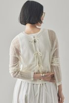 【カレンソロジー/Curensology】のレース編ミニットプルオーバー ホワイト|ID:prp329100004572992