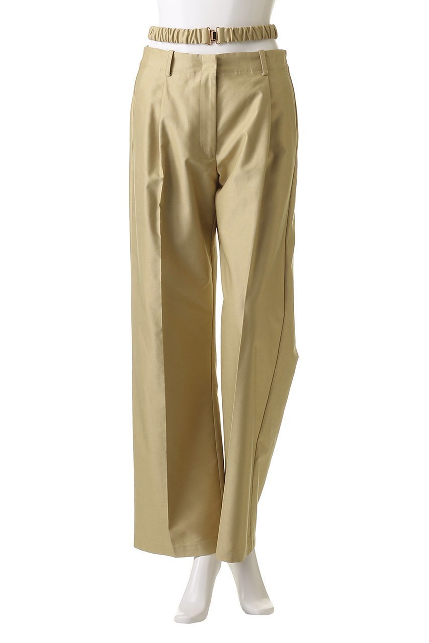 【クラネ/CLANE】の2WAY GATHER BELT PANTS/パンツ 人気、トレンドファッション・服の通販 founy(ファニー) 　ファッション　Fashion　レディースファッション　Fashion for Women　パンツ　Pants & Trousers　ギャザー　Gathered, Ruffled　ストレート　Straight, Straight Cut　センター　Center, Center Line　ワイド　Wide, Wide Fit　other-2|ID: prp329100004572995 ipo3291000000035764417