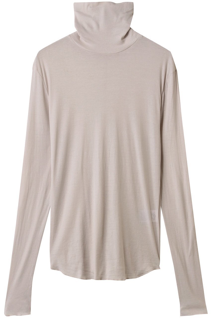 【スリー ドッツ/three dots】のシアー タートルネックTEE インテリア・キッズ・メンズ・レディースファッション・服の通販 founy(ファニー) 　ファッション　Fashion　レディースファッション　WOMEN　トップス・カットソー　Tops/Tshirt　シャツ/ブラウス　Shirts/Blouses　ロング / Tシャツ　T-Shirts　カットソー　Cut and Sewn　タートルネック　Turtleneck　おすすめ　Recommend　シアー　Sheer　シンプル　Simple　スリーブ　Sleeve　タートルネック　Turtleneck　ロング　Long　NEW・新作・新着・新入荷　New Arrivals　グレー|ID: prp329100004573009 ipo3291000000032363255