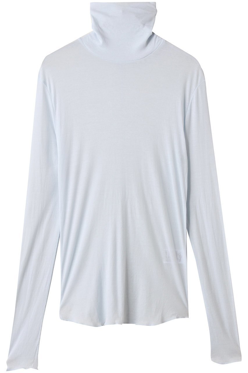 【スリー ドッツ/three dots】のシアー タートルネックTEE インテリア・キッズ・メンズ・レディースファッション・服の通販 founy(ファニー) 　ファッション　Fashion　レディースファッション　WOMEN　トップス・カットソー　Tops/Tshirt　シャツ/ブラウス　Shirts/Blouses　ロング / Tシャツ　T-Shirts　カットソー　Cut and Sewn　タートルネック　Turtleneck　おすすめ　Recommend　シアー　Sheer　シンプル　Simple　スリーブ　Sleeve　タートルネック　Turtleneck　ロング　Long　NEW・新作・新着・新入荷　New Arrivals　ライトブルー|ID: prp329100004573009 ipo3291000000032363259