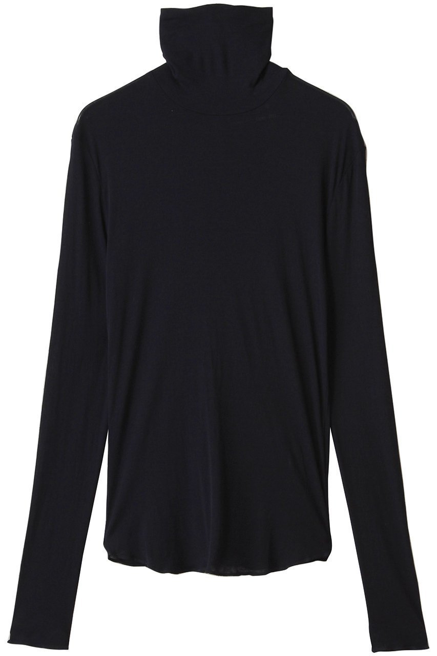 【スリー ドッツ/three dots】のシアー タートルネックTEE インテリア・キッズ・メンズ・レディースファッション・服の通販 founy(ファニー) 　ファッション　Fashion　レディースファッション　WOMEN　トップス・カットソー　Tops/Tshirt　シャツ/ブラウス　Shirts/Blouses　ロング / Tシャツ　T-Shirts　カットソー　Cut and Sewn　タートルネック　Turtleneck　おすすめ　Recommend　シアー　Sheer　シンプル　Simple　スリーブ　Sleeve　タートルネック　Turtleneck　ロング　Long　NEW・新作・新着・新入荷　New Arrivals　ネイビー|ID: prp329100004573009 ipo3291000000032363261