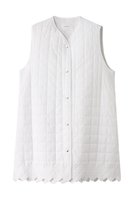 【ミディウミソリッド/MIDIUMISOLID】のembroidery quilting vest.M ベスト 人気、トレンドファッション・服の通販 founy(ファニー) ファッション Fashion レディースファッション WOMEN アウター Coat Outerwear ジャケット Jackets カットソー Cut And Sew キルティング Quilting コンビ Combination ジャケット Jacket ベスト Vest レース Race NEW・新作・新着・新入荷 New Arrivals |ID:prp329100004573012