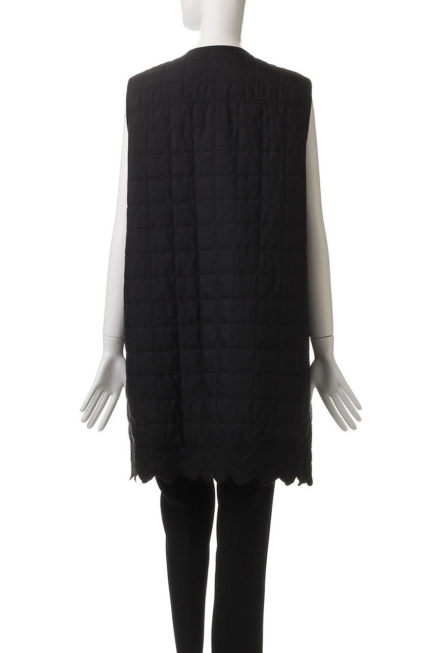 【ミディウミソリッド/MIDIUMISOLID】のembroidery quilting vest.M ベスト 人気、トレンドファッション・服の通販 founy(ファニー) 　ファッション　Fashion　レディースファッション　WOMEN　アウター　Coat Outerwear　ジャケット　Jackets　カットソー　Cut And Sew　キルティング　Quilting　コンビ　Combination　ジャケット　Jacket　ベスト　Vest　レース　Race　NEW・新作・新着・新入荷　New Arrivals　other-4|ID: prp329100004573012 ipo3291000000032363277