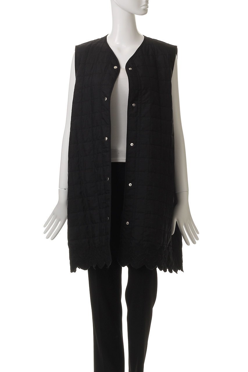 【ミディウミソリッド/MIDIUMISOLID】のembroidery quilting vest.M ベスト 人気、トレンドファッション・服の通販 founy(ファニー) 　ファッション　Fashion　レディースファッション　WOMEN　アウター　Coat Outerwear　ジャケット　Jackets　カットソー　Cut And Sew　キルティング　Quilting　コンビ　Combination　ジャケット　Jacket　ベスト　Vest　レース　Race　NEW・新作・新着・新入荷　New Arrivals　other-7|ID: prp329100004573012 ipo3291000000032363283