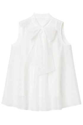 【アナイ/ANAYI】 ソフトオーガンリボンボウタイ ブラウス人気、トレンドファッション・服の通販 founy(ファニー) ファッション Fashion レディースファッション WOMEN トップス・カットソー Tops/Tshirt キャミソール / ノースリーブ No Sleeves シャツ/ブラウス Shirts/Blouses インナー Inner オーガンジー Organdy キャミソール Camisole シアー Sheer シルク Silk ノースリーブ No Sleeve フェミニン Feminine フロント Front リボン Ribbon エレガント 上品 Elegant NEW・新作・新着・新入荷 New Arrivals |ID:prp329100004573021