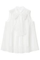 【アナイ/ANAYI】のソフトオーガンリボンボウタイ ブラウス 人気、トレンドファッション・服の通販 founy(ファニー) ファッション Fashion レディースファッション WOMEN トップス・カットソー Tops/Tshirt キャミソール / ノースリーブ No Sleeves シャツ/ブラウス Shirts/Blouses インナー Inner オーガンジー Organdy キャミソール Camisole シアー Sheer シルク Silk ノースリーブ No Sleeve フェミニン Feminine フロント Front リボン Ribbon エレガント 上品 Elegant NEW・新作・新着・新入荷 New Arrivals |ID:prp329100004573021